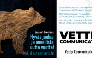 WWF-joulutervehdys